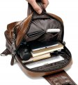 Small Black Sling Crossbody Backpack Shoulder Bag for Men Women