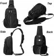 Sling Bag Crossbody Backpack Shoulder Bag for Men Women