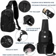 Sling Bag Crossbody Backpack Shoulder Bag for Men Women