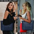 Bag for Women with Zipper - Travel, Work, Over the Shoulder Purs