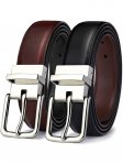 Men's Belt, Reversible Belt 1.25" For Mens Casual Golf