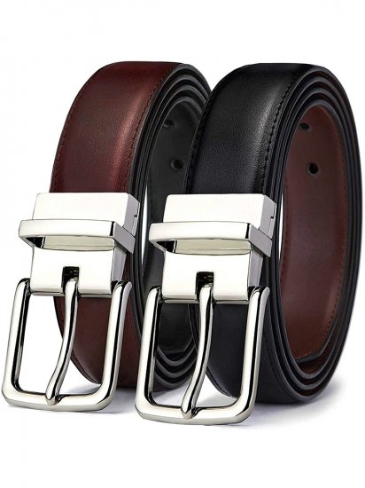 Men\'s Belt, Reversible Belt 1.25\" For Mens Casual Golf