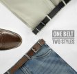 Reversible Belts for Men, CHAOREN Leather Jeans Belt 1 3/8"