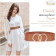 Women Stretchy Wide Waist Belts, Ladies Elastic Belt for Dresses