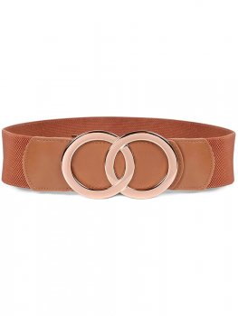 Women Stretchy Wide Waist Belts, Ladies Elastic Belt for Dresses