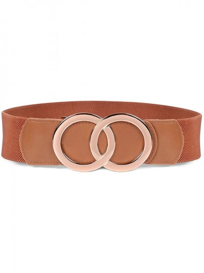 Women Stretchy Wide Waist Belts, Ladies Elastic Belt for Dresses