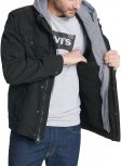 Men's Washed Cotton Hooded Military Jacket