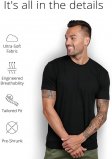 Men's T-Shirts - Short Sleeve Crew Neck Soft Fitted Tees S - 4XL