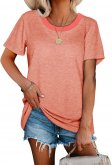 Summer Tops for Women Crewneck Loose Fit Soft